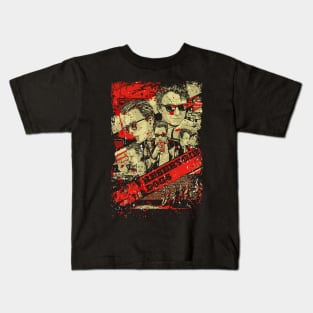 Vintage Neo Noir Crime Film Kids T-Shirt